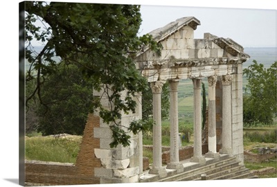 Albania, Fier, Apollonia, greek archaelogical site, Agora