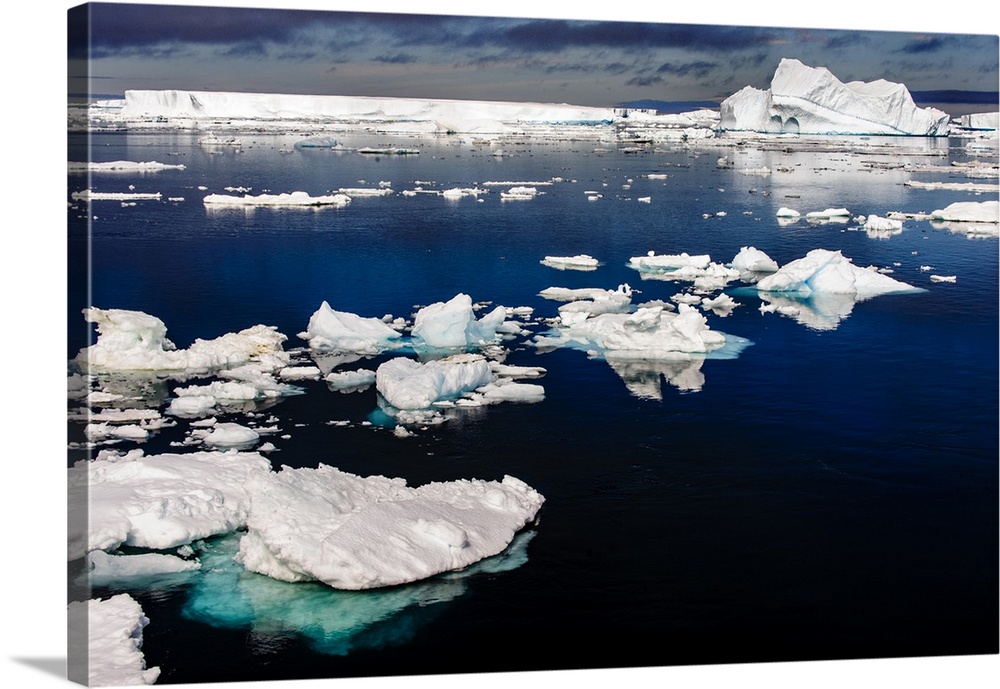 Antarctica, Antarctic Sound, calm waters, ice