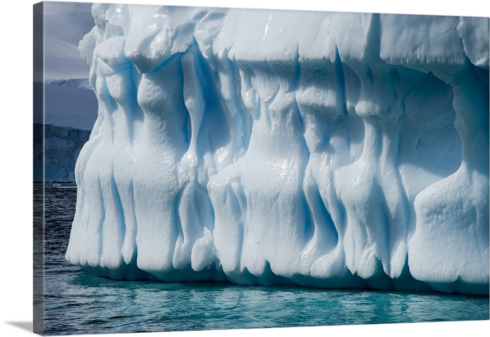 Antarctica, Gerlach Strait, blue ice formation