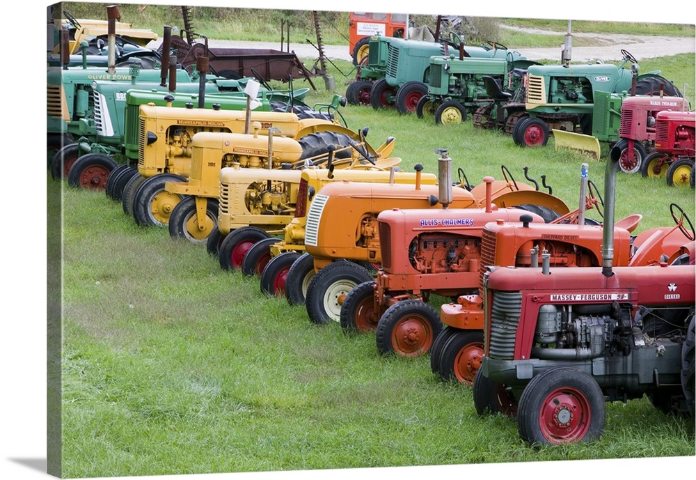 Antique Farm Tractors, Manchester, Vermont.
