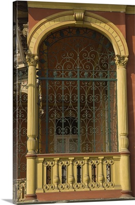 Arch and decorative gate in Barranco neighborhood, Lima, Peru