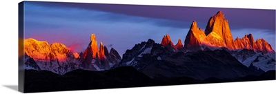 Argentina, Patagonia, Sunrise, Colorful