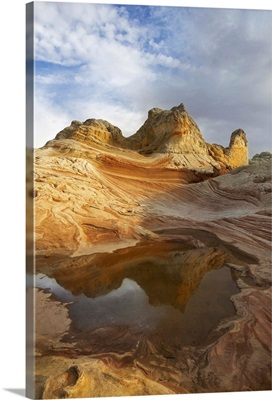 Arizona, Vermilion Cliffs National Monument, Striations In Sandstone Formations