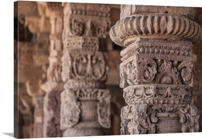 Asia. India. Column Details At The Alai-Darwaza Complex In New Dehli