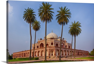 Asia. India. Exterior View Of Humayun's Tomb In New Dehli