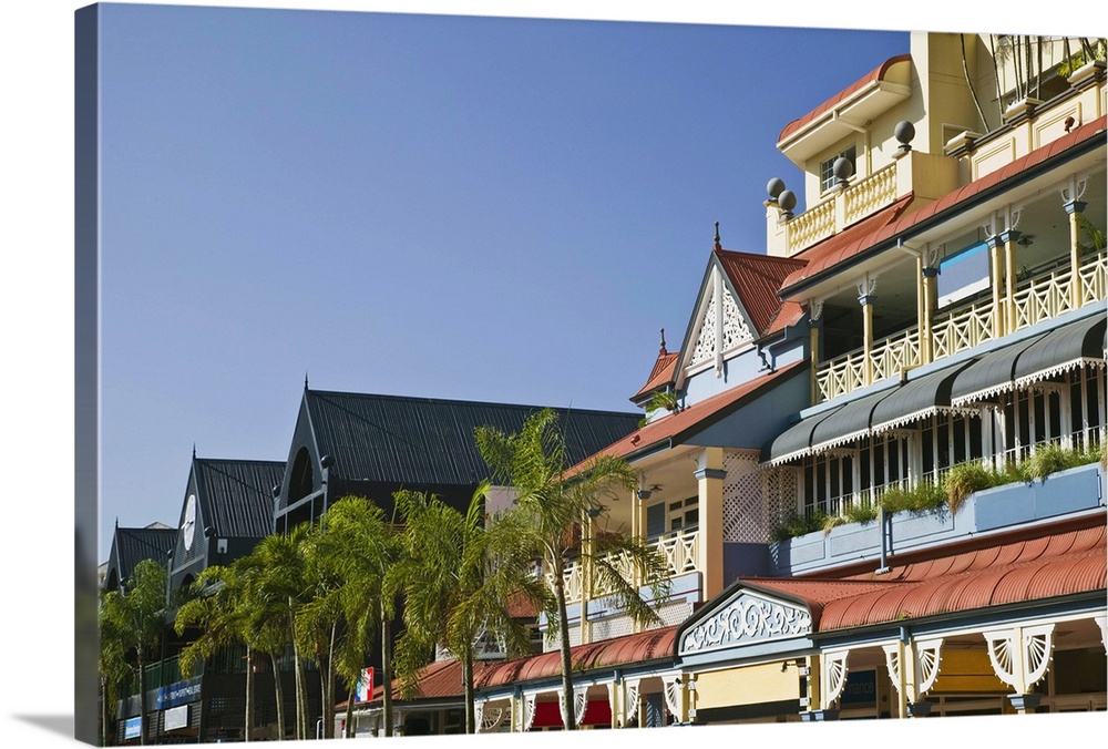 AUSTRALIA, Queensland, North Coast, Cairns. Detail of The Village Complex.