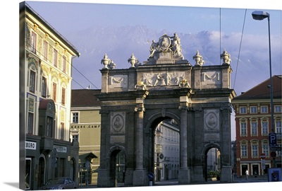 Austria, Innsbruck, The Triumphpforte, monument