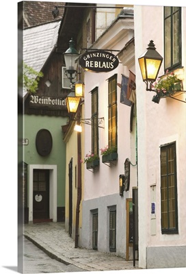 Austria, Vienna, Heurigen, Wine Taverns, Exterior Famous Wine Tavern Town
