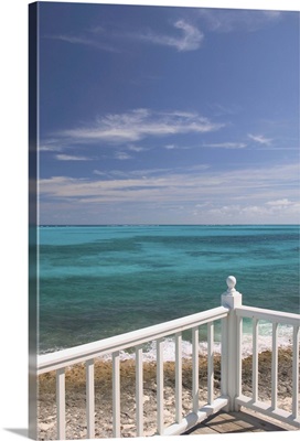 Bahamas, Abacos, Loyalist Cays, Man O'War Cay, Porch View of the Atlantic Ocean