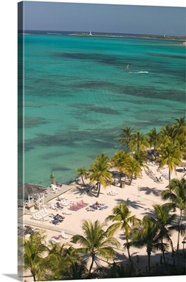 Bahamas, New Providence Island, Cable Beach, Beach View from Wyndham Nassau Resort