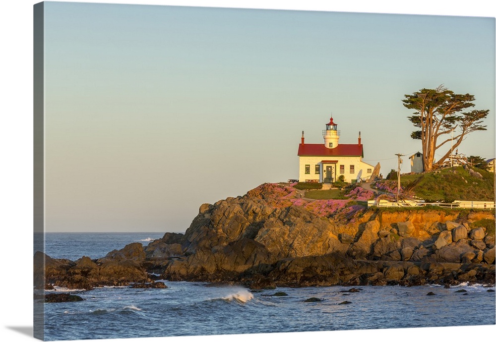 Battery Point Lighthouse in Crescent City, California, USA
