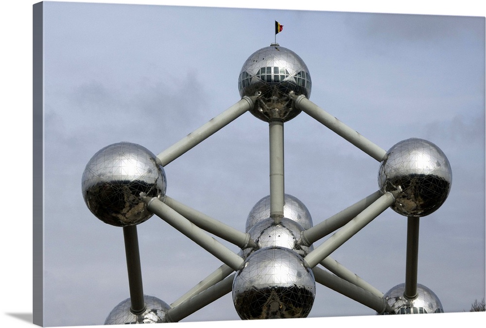 Belgium, Brussels, Atomium. Futuristic building built for the International Exhibition of Brussels in 1958.