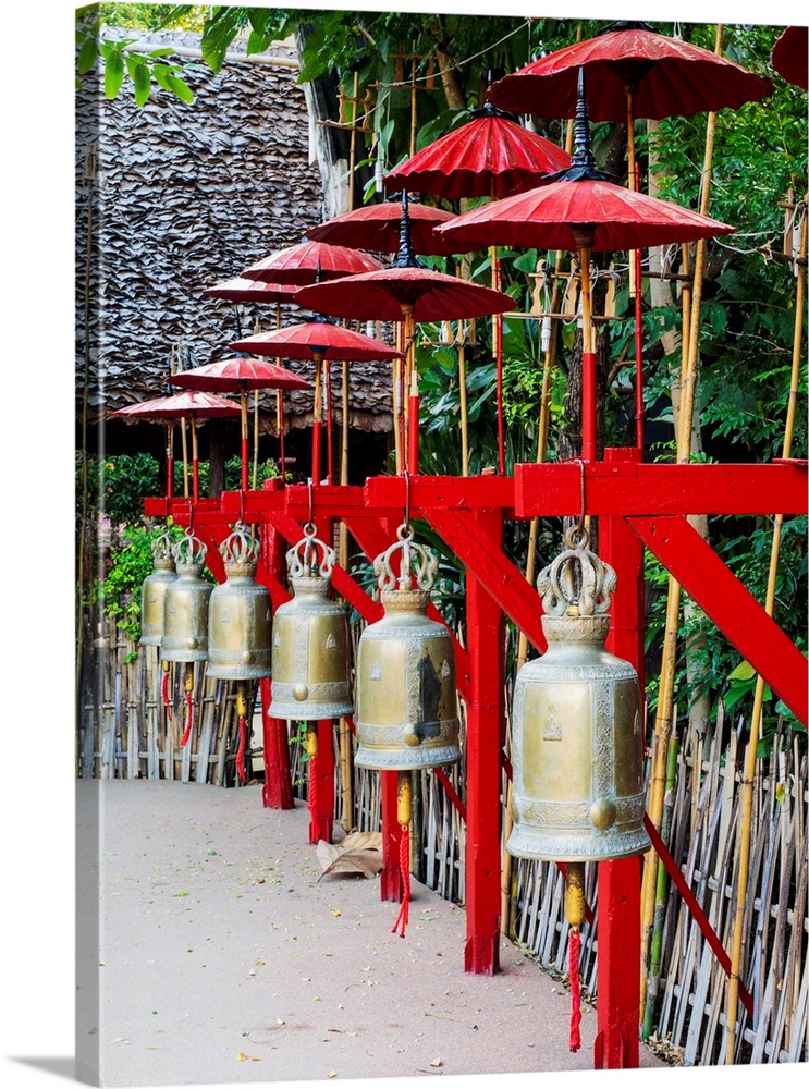 Bells of Wat Prasingh is most visited place in Chiang Mai, Thailand.