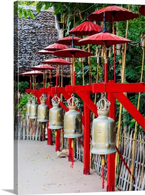 Bells Of Wat Prasingh In Chiang Mai, Thailand