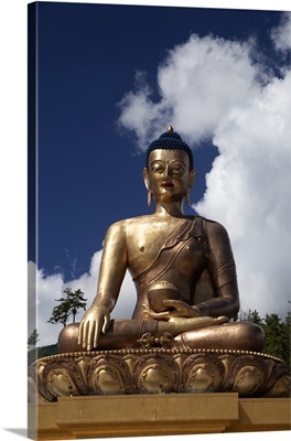 Bhutan, Thimpu, Buddha Dordenma overlooking Thimpu