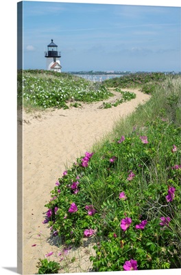 Brant Lighthouse, Nantucket Harbor, Nantucket, Massachusetts, USA