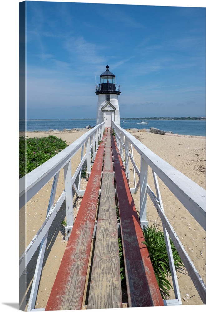 Brant Lighthouse, Nantucket Harbor, Nantucket, Massachusetts, USA