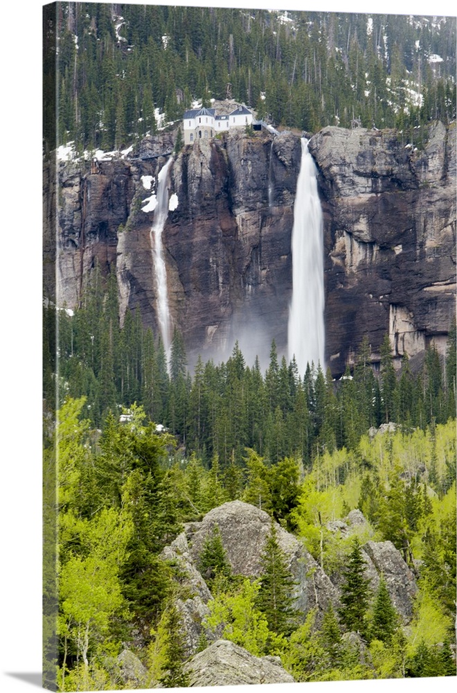 Bridal Veil Falls, Mount Sneffels Wilderness, Telluride, Colorado.