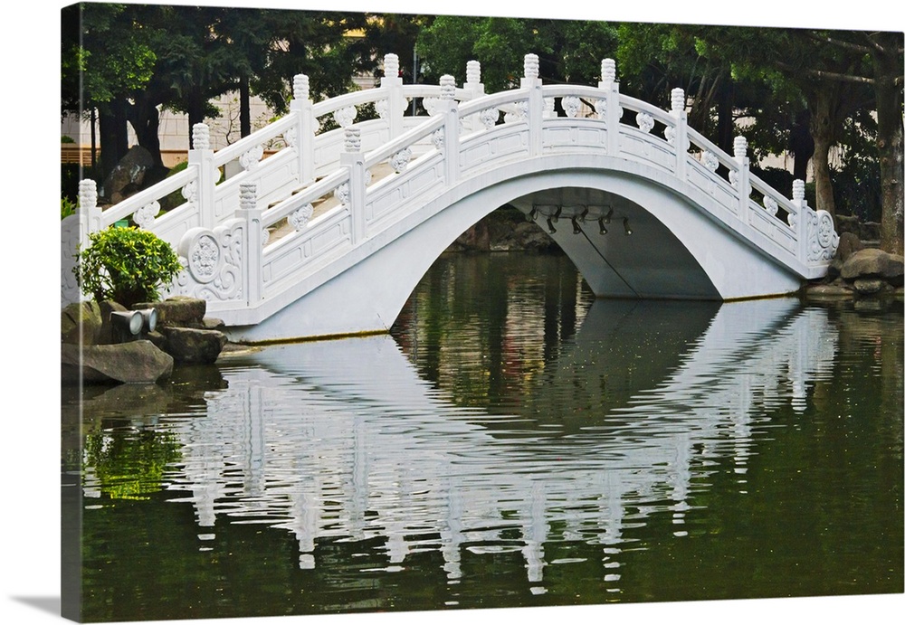 Bridge in Liberty Square garden, Taipei, Taiwan