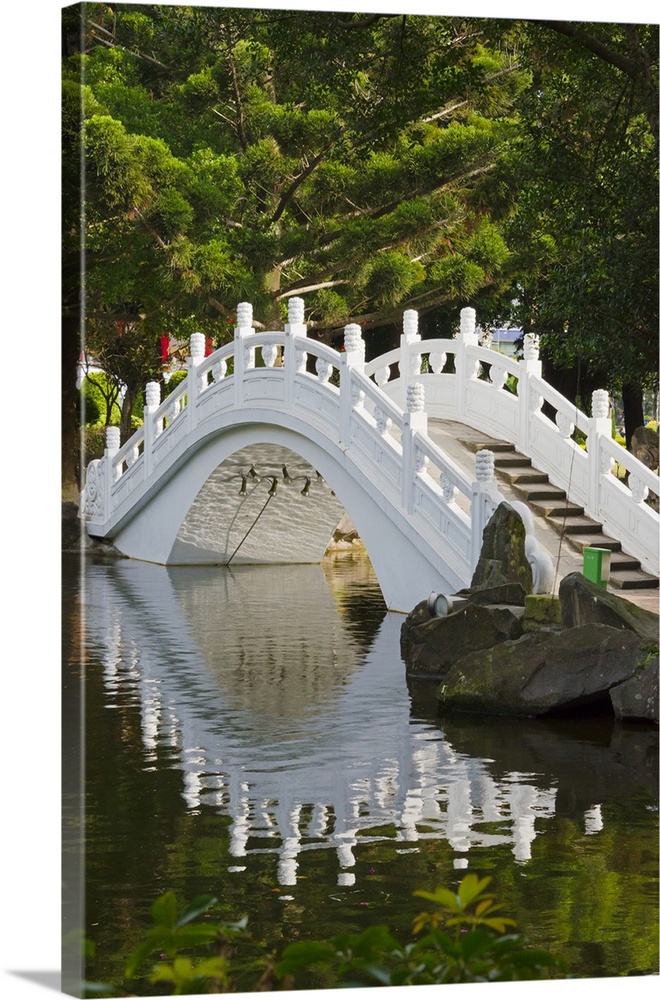 Bridge in Liberty Square garden, Taipei, Taiwan