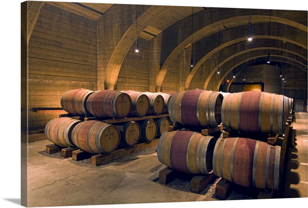 NA; Canada; British Columbia; Okanagan Valley; Westbank; Mission Hill Estate Winery Wine Cellar