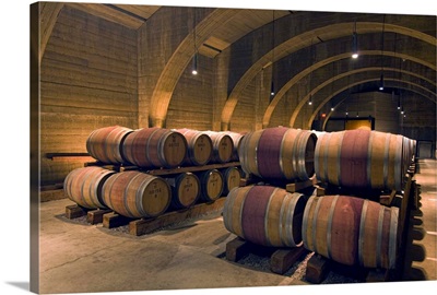 British Columbia, Okanagan Valley, Westbank, Mission Hill Estate Winery Wine Cellar