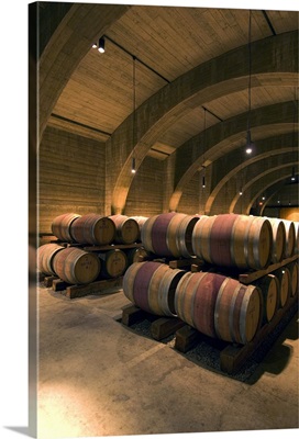 British Columbia, Okanagan Valley, Westbank, Mission Hill Estate Winery Wine Cellar