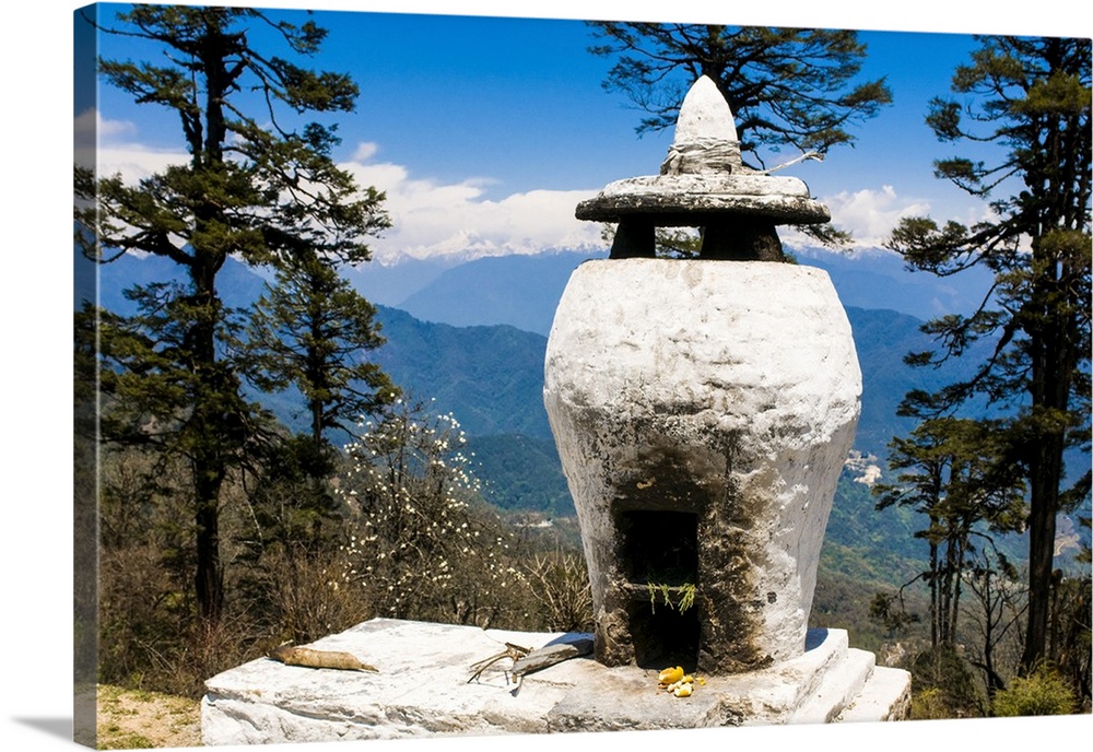 Buddhist worship place near Dochula, Bhutan.
