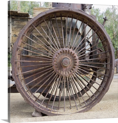 California, Death Valley National Park Borax Museum, Old Dinah, 1894 Steam Tractor