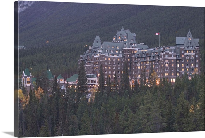 Canada Alberta Banff National Park Banff The Fairmont Banff Springs Hotel Wall Art Canvas Prints Framed Prints Wall Peels Great Big Canvas