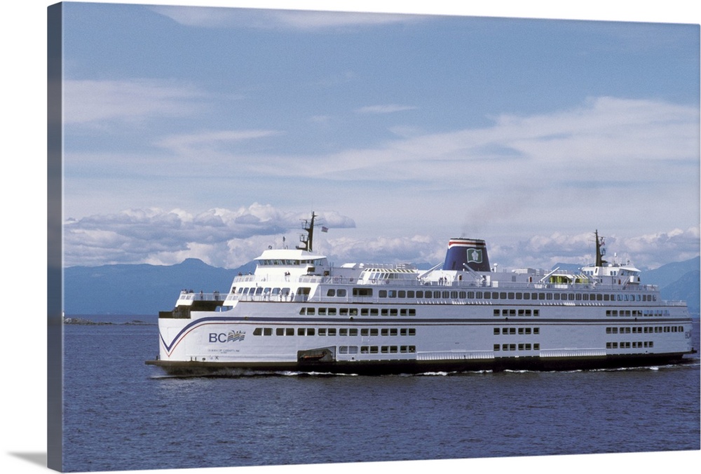 North America, Canada, British Columbia, Vancouver Island, Nanaimo. Ferry boat