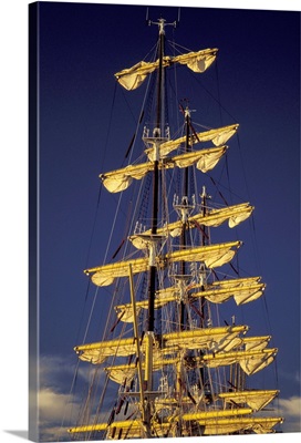 Canada, Nova Scotia, Halifax, Ship's sails