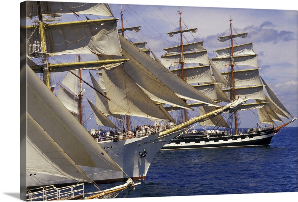 North America, Canada, Nova Scotia, Halifax. Starting point for tall ships race