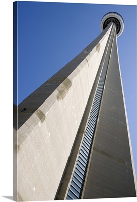 Canada, Ontario, Toronto. View looking up at CN Tower