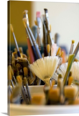 Canada, Prince Edward Island, Cavendish Figurines Ltd. Paint Brushes