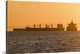 image thumbnail of Cargo ships waiting at anchor in English Bay Beach in the West End of Vancouver, BC, Canada.