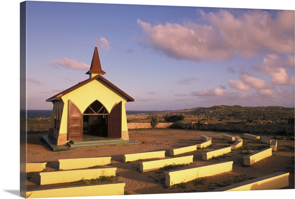 Aruba. Dutch Caribbean. Alto Vista chapel.