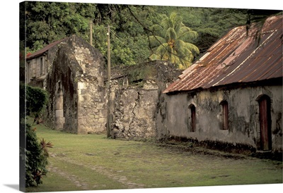 Caribbean, French West Indies, Martinique; Anse Ceron Habitation Ceron sugar plantation