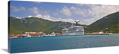 Carnival Cruise Line ships Truimph and Glory, US Virgin Islands