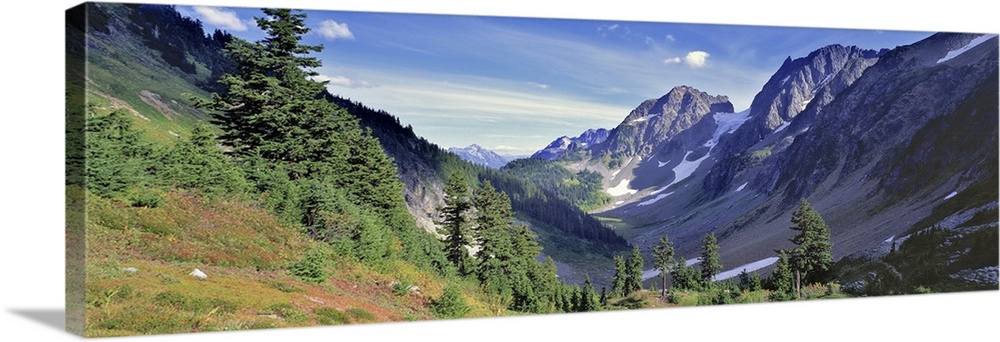 Cascade Pass is the reward after a long hike into the North Cascades National Park, Washington State.