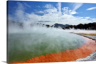 Champagne Pool, Waiotapu Thermal Reserve, Near Rotorua, North Island, New Zealand