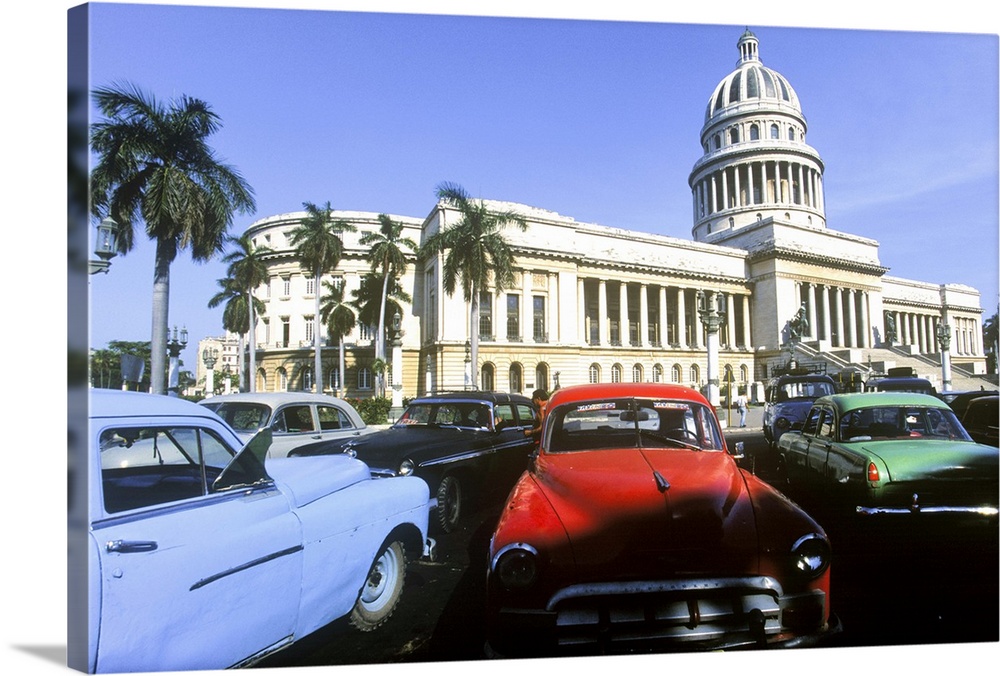 Capitolio building modeled after the U.S. Capitol building in Washingtion DC was built in 1929, La Havana, Cuba. Today it ...
