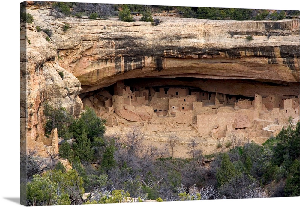 Colorado. Cliff dwellings in Mesa Verde.