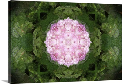 Colorful Kaleidoscope - Pink And Green