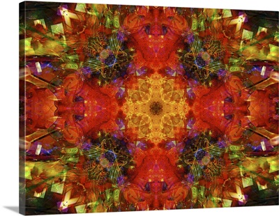 Colorful Kaleidoscope - Red