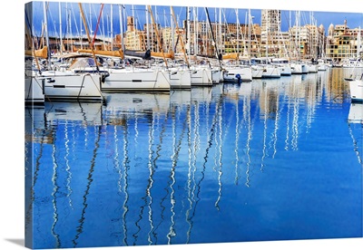 Colorful Marina, Marseille, France, Second Largest City In France