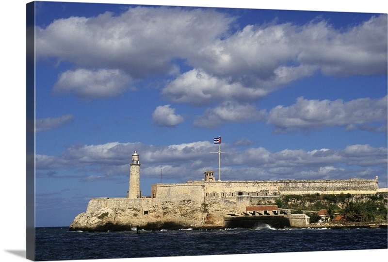 Cuba La Habana Castillo De Los Tres Santos Reyes Del Morro Wall Art Canvas Prints Framed Prints Wall Peels Great Big Canvas