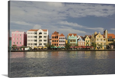 Curacao, Willemstad, Harborfront Buildings of Punda