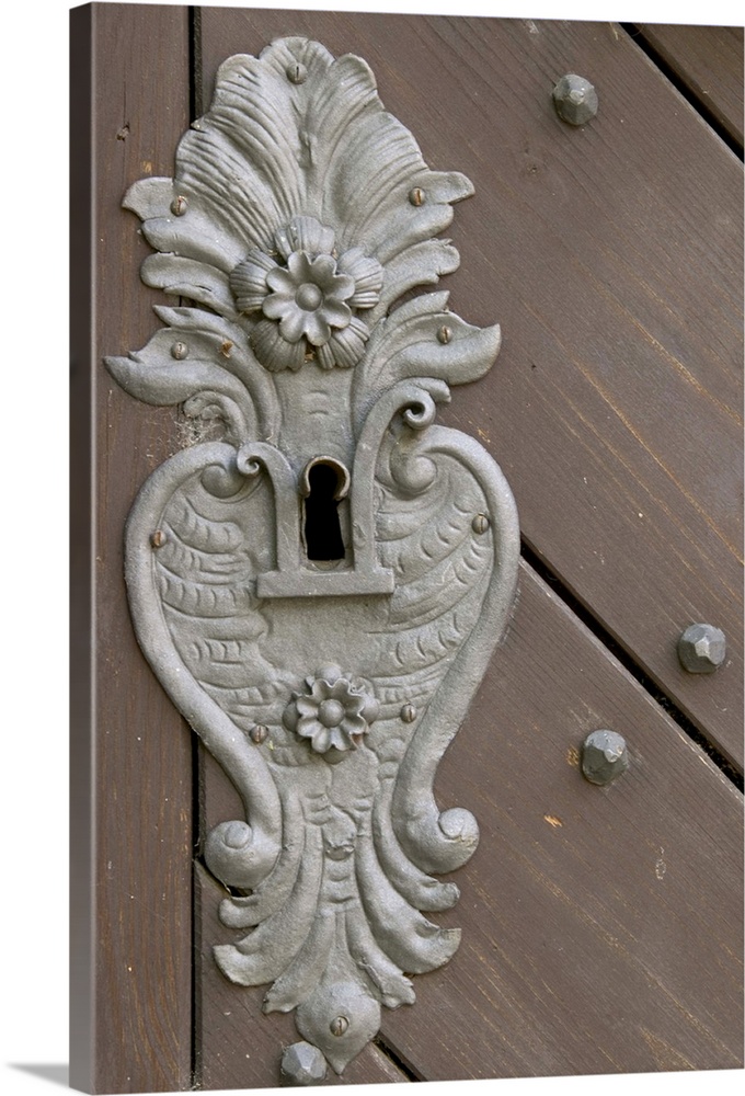 old door lock, Czech Republic, Ceske Budejovice