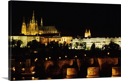 Czech Republic, Prague, Charles Bridge and Prague Castle